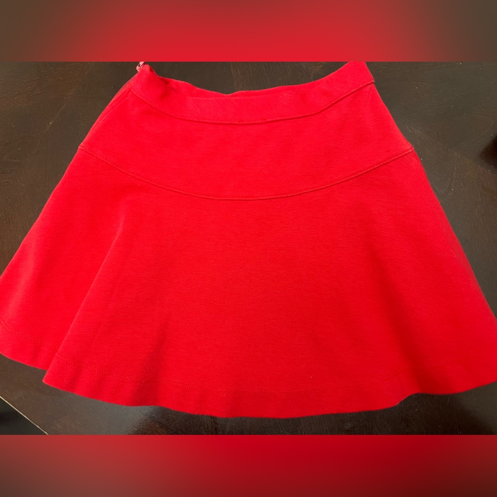 Crew Cuts red skirt (girl)